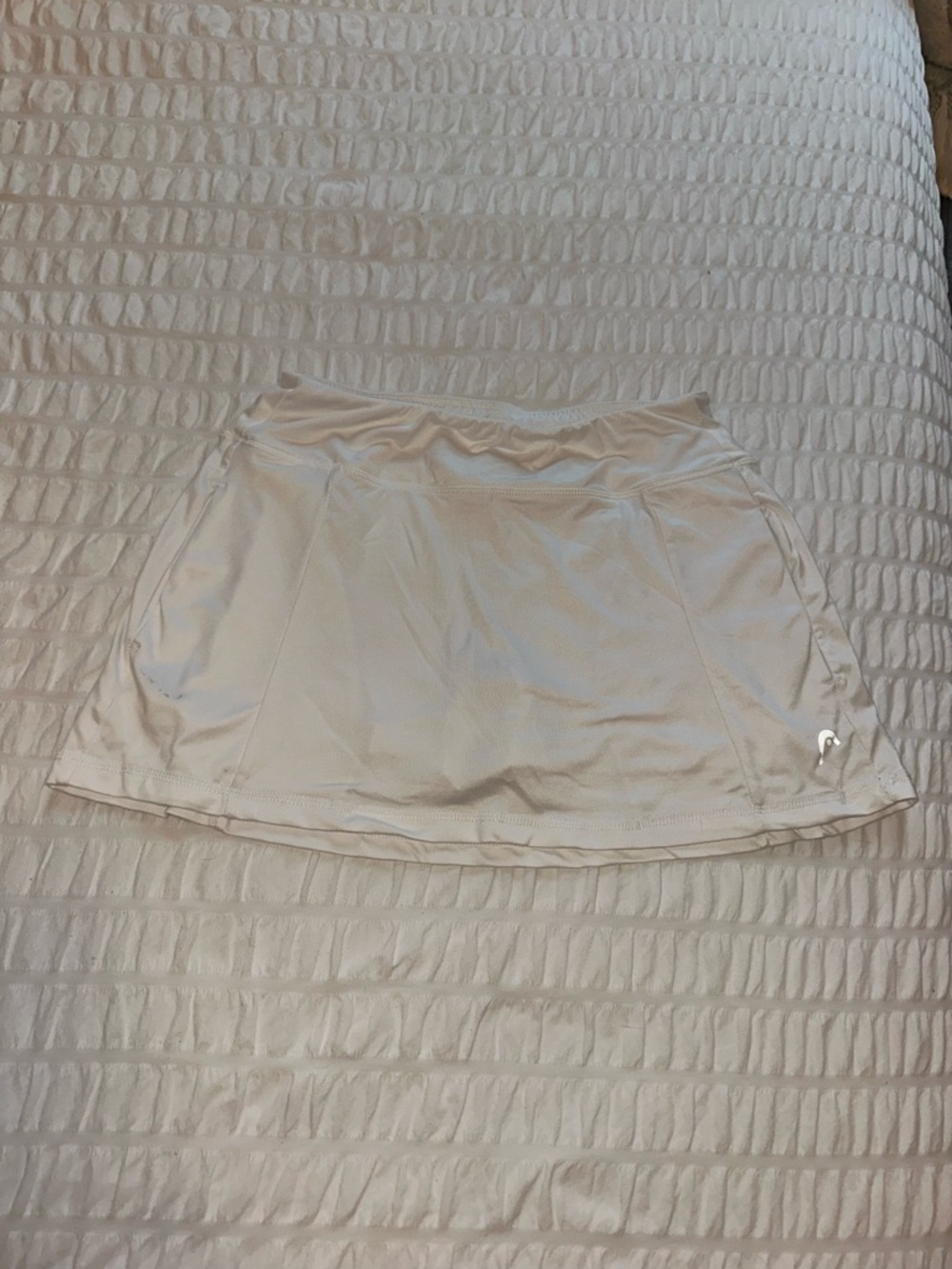 Head White Athletic Skort with Inner Shorts